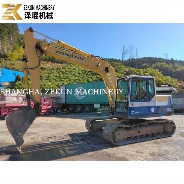 Petite excavatrice hydraulique avec 12800 kg de poids Komatsu PC 120-5 en bon état