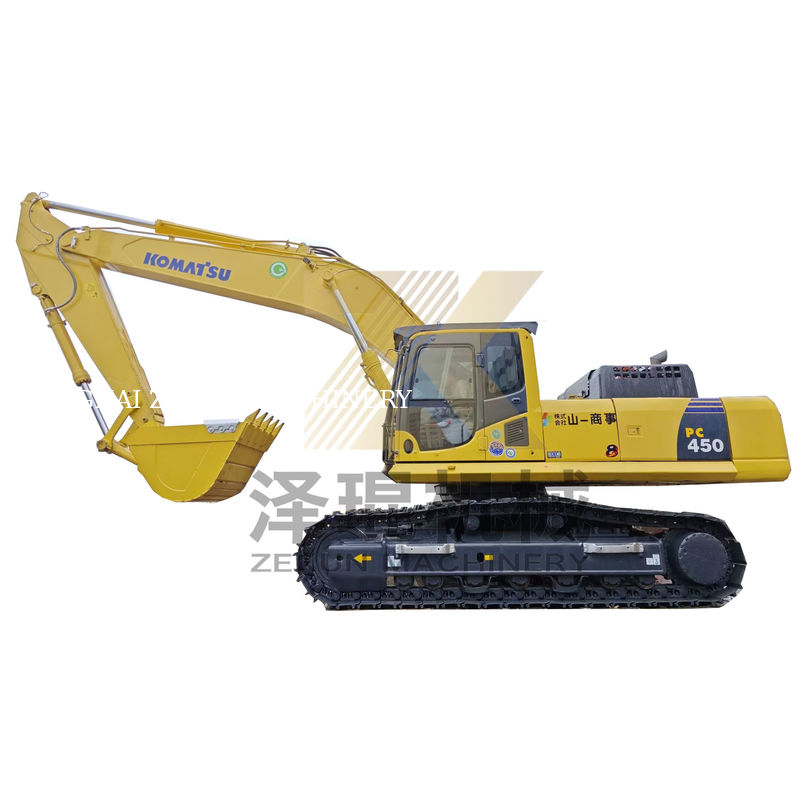 Excavateur à rampe utilisée Komatsu PC450-8 45 tonnes avec 3000-4000 heures de travail