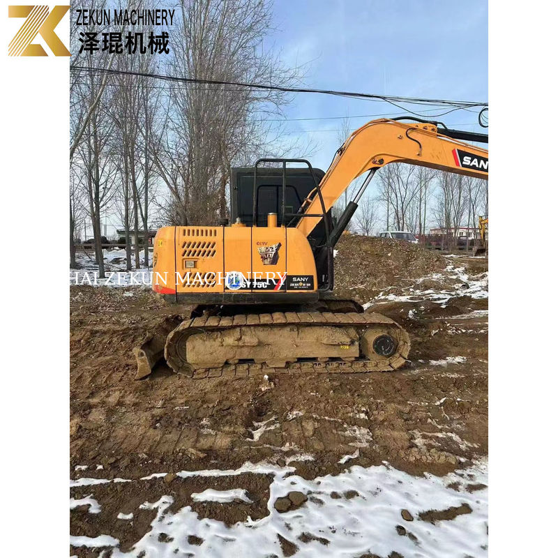 Excavateurs SANY 75C utilisés avec et heures de travail 2001-4000 Poids de la machine seulement 7500 KG
