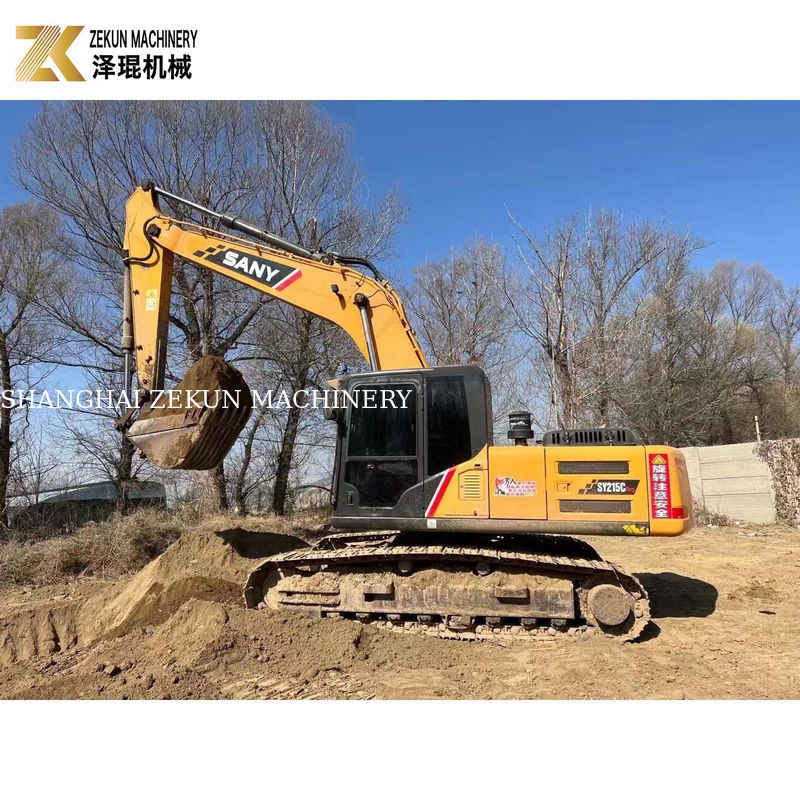 2017 Sany SY215C Pro Excavator 1.2M3 Capacité de seau utilisé Sany Excavator