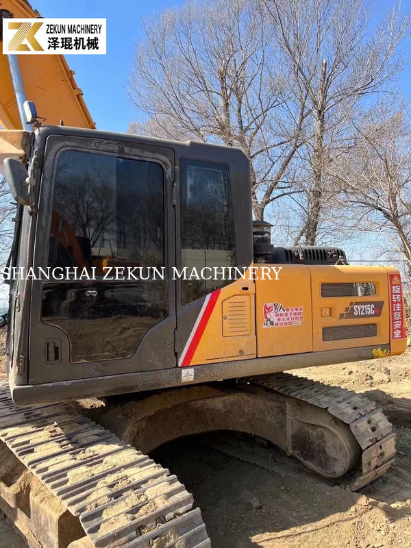 2017 Sany SY215C Pro Excavator 1.2M3 Capacité de seau utilisé Sany Excavator