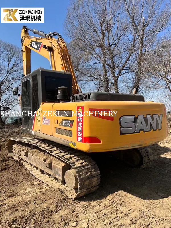 2017 Sany SY215C Pro Excavator 1.2M3 Capacité de seau utilisé Sany Excavator