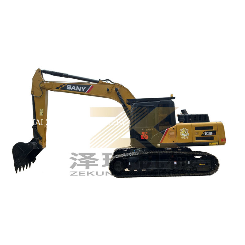 Pompes hydrauliques de 118 kW utilisées Sany SY215C Pro Excavator pour les travaux de construction