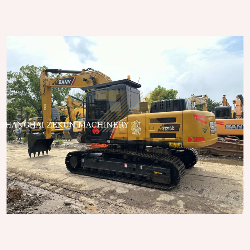 2023 Sany SY215C Pro Crawler Excavator Excavator lourd de 21 tonnes avec autre pompe hydraulique