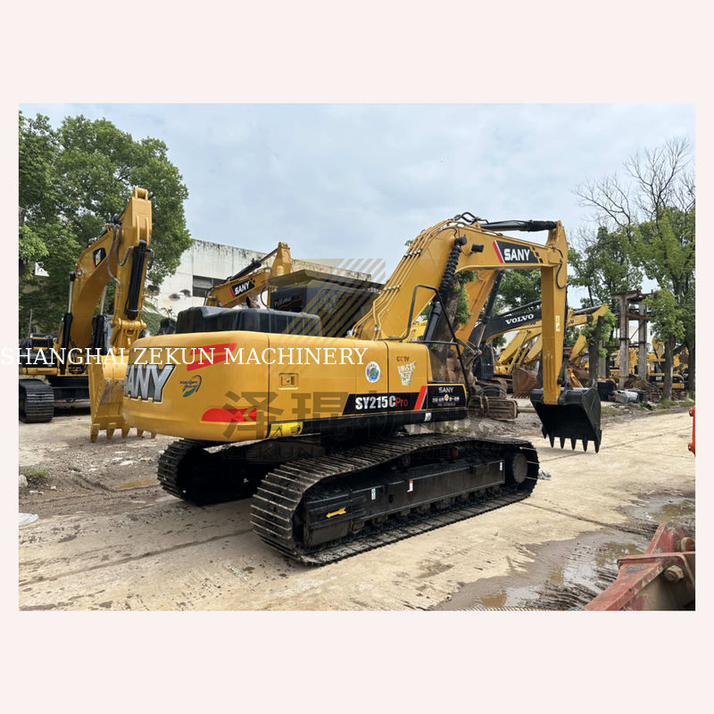 2023 Sany SY215C Pro Crawler Excavator Excavator lourd de 21 tonnes avec autre pompe hydraulique