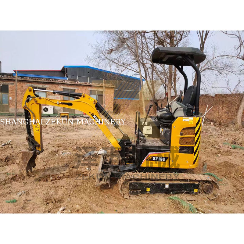 SY18U mini-excavatrice de 1,8 tonne parfaite pour les petits espaces et les budgets serrés
