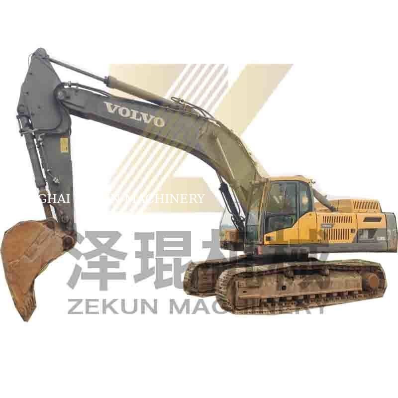 Volvo EC480DL 48T Excavateur d'occasion un seau de 1,7 à 3,8 m3 importé de Corée