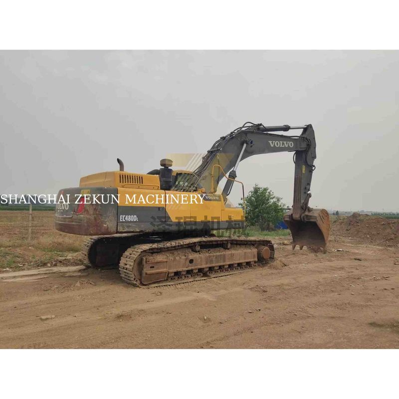 Volvo EC480DL 48T Excavateur d'occasion un seau de 1,7 à 3,8 m3 importé de Corée