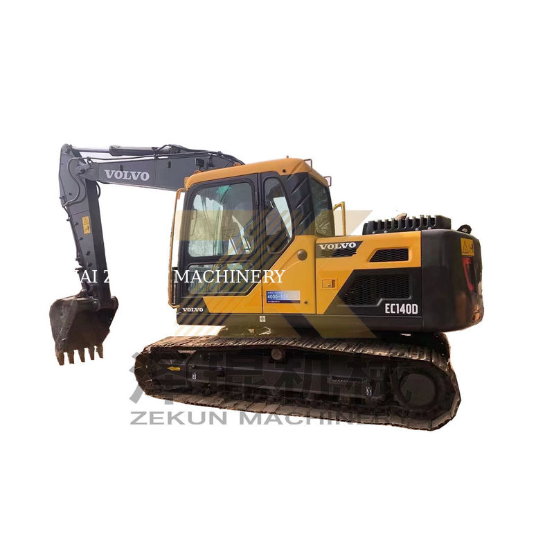 Excavateur Volvo EC140DL Excavateur d'occasion de 14 tonnes avec d'autres marques de vannes hydrauliques