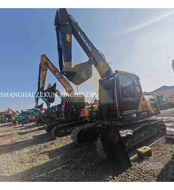 Excavateur Volvo EC140DL utilisé Bien entretenu Moteur D3.8E 14 tonnes Poids de fonctionnement