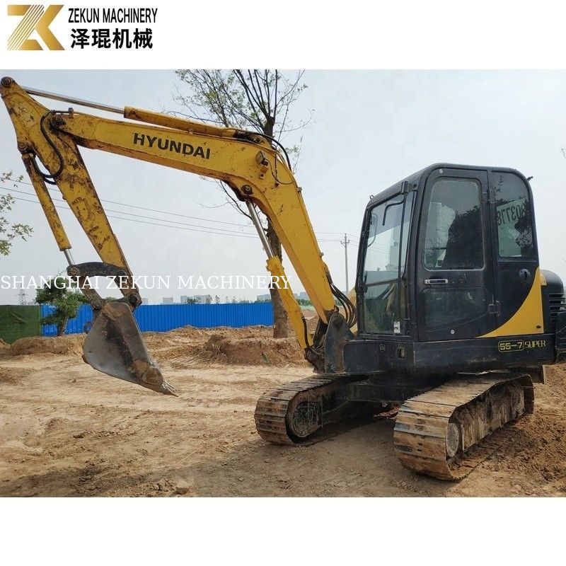 5.5 tonnes Hyundai Robex 55-7 Excavateur avec soupape hydraulique 0.18m3 Seau