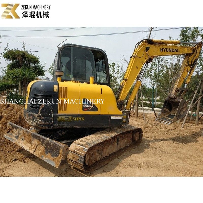 5.5 tonnes Hyundai Robex 55-7 Excavateur avec soupape hydraulique 0.18m3 Seau