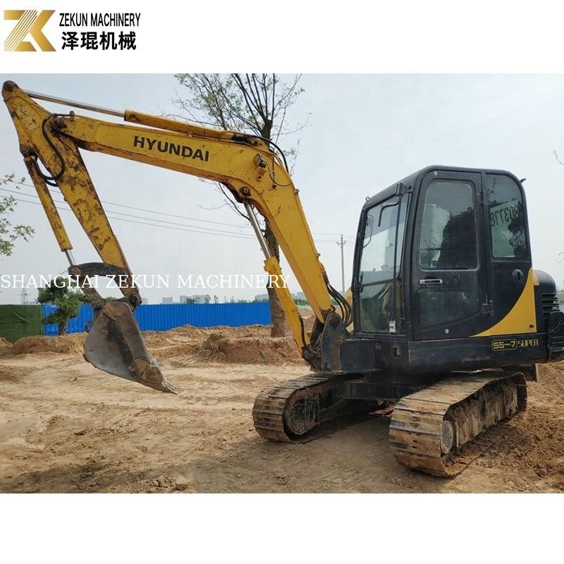 5.5 tonnes Hyundai Robex 55-7 Excavateur avec soupape hydraulique 0.18m3 Seau
