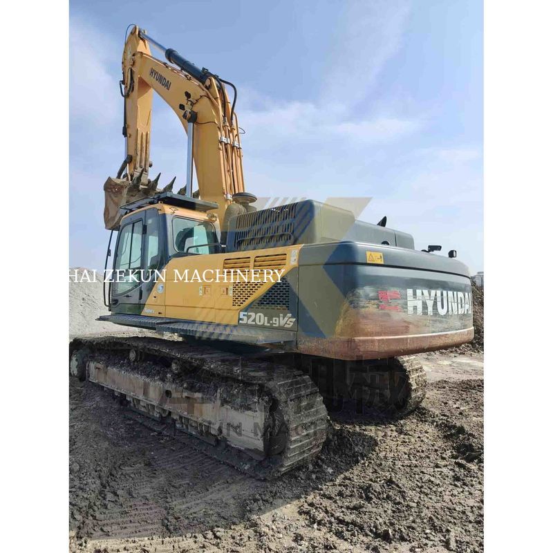 Excavateur Hyundai 520-9VS 52Ton avec moteur Cummins et pompe d'origine