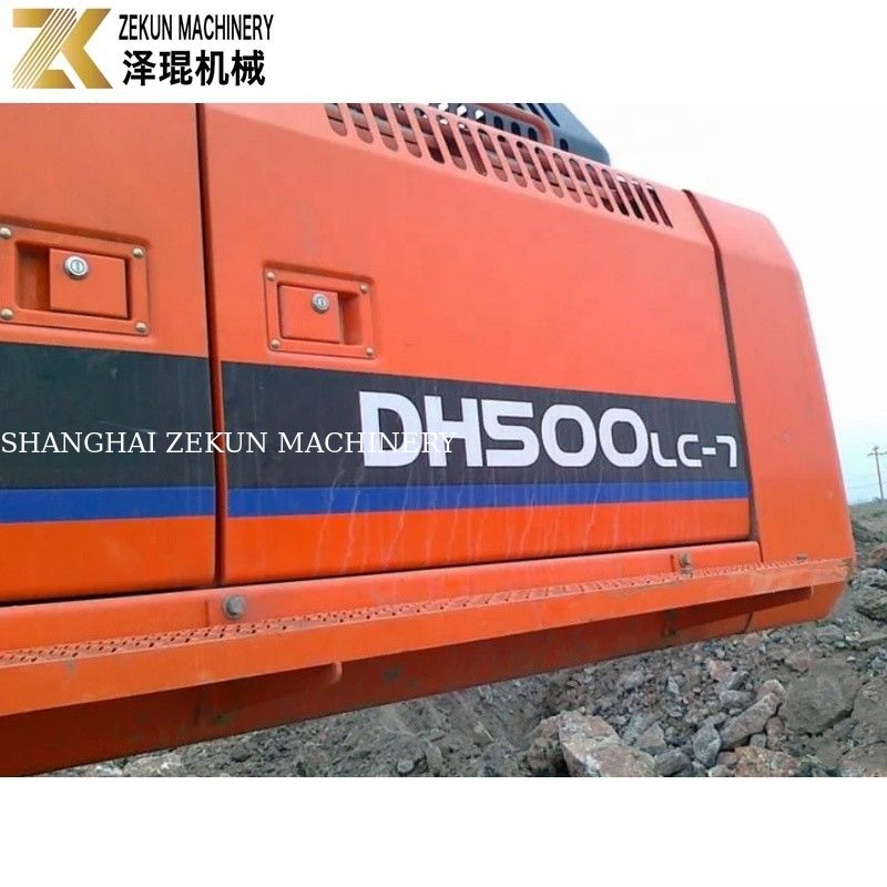 Excavateur Doosan 500 DH500 DH500LC-7 de 2018 utilisé, poids de fonctionnement de 46 tonnes pour les excavatrices lourdes