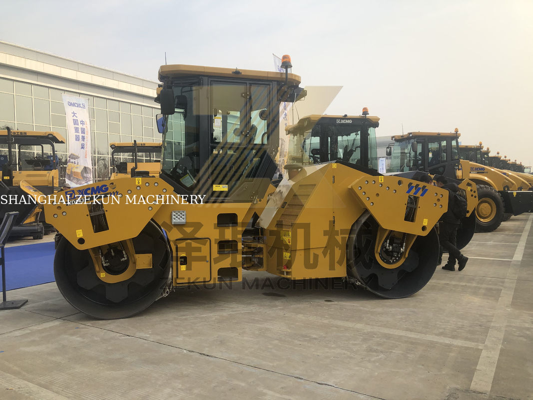 14 tonnes XCMG XD143 double rouleau à tambour Chine Équipement de construction routière de troisième étape