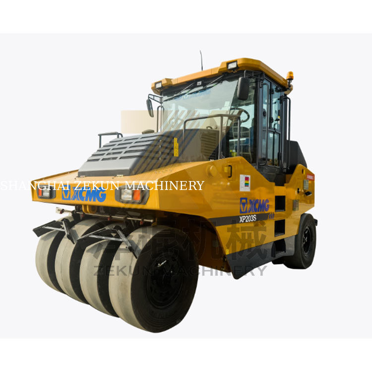 13 tonnes de rouleaux de pneus XCMG XP203S Chine Équipement de construction routière de deuxième étape