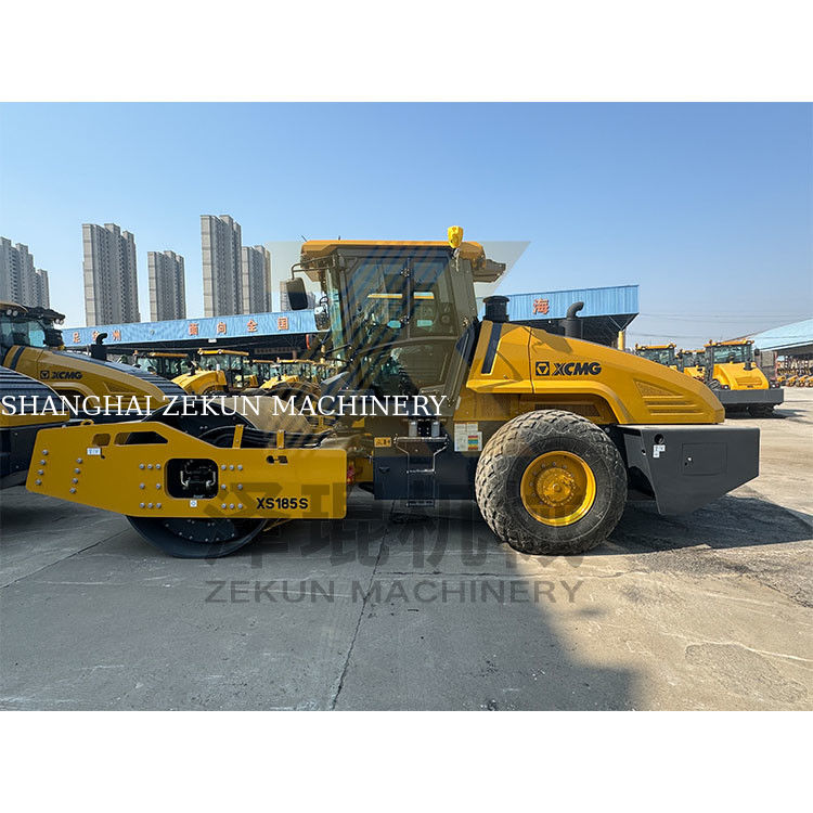 18T XCMG XS185 rouleau hydraulique Chine étape III équipement routier
