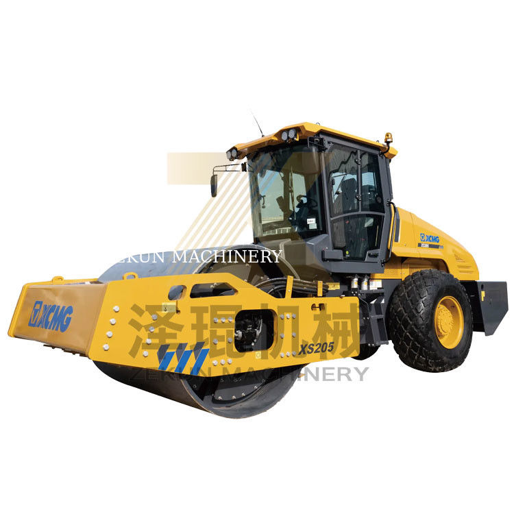 20T XCMG XS205 rouleau hydraulique Chine étape III équipement routier
