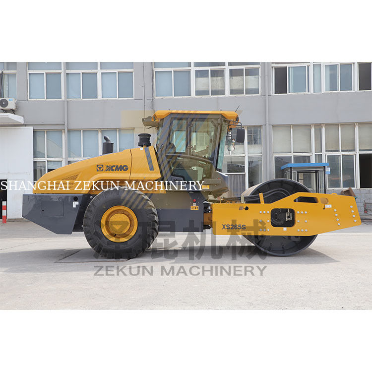 26T XCMG XS265S Roller hydraulique à tambour unique