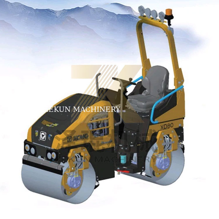 1.6tonnes XCMG XD80 rouleau vibrant léger de l'UE
