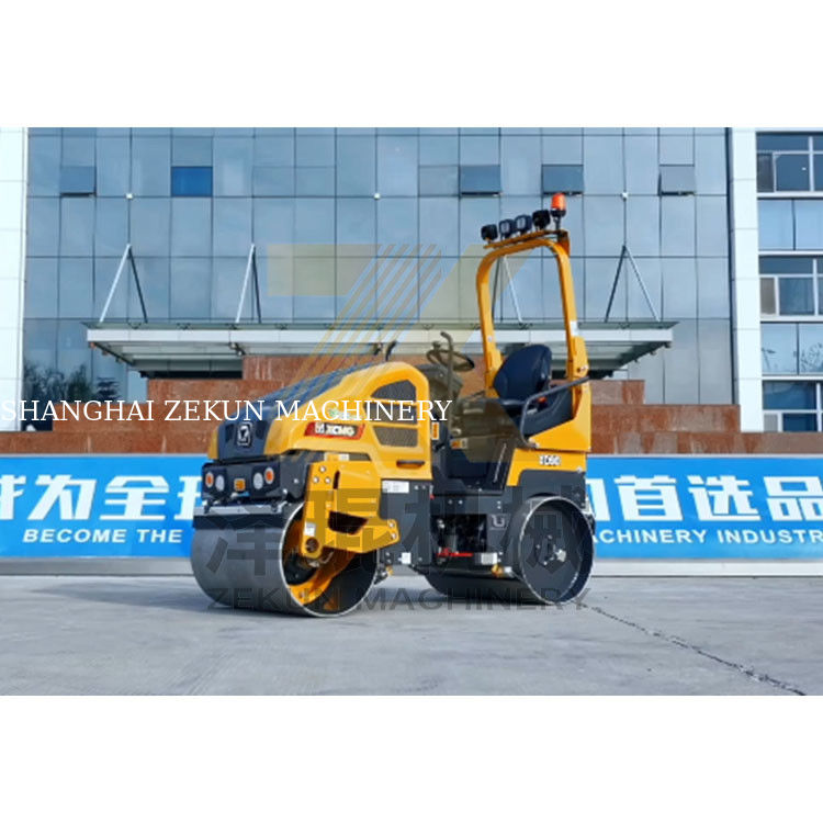 1.7tonnes XCMG XD90 Rouleau vibrant léger EU Phase V Équipement de construction routière
