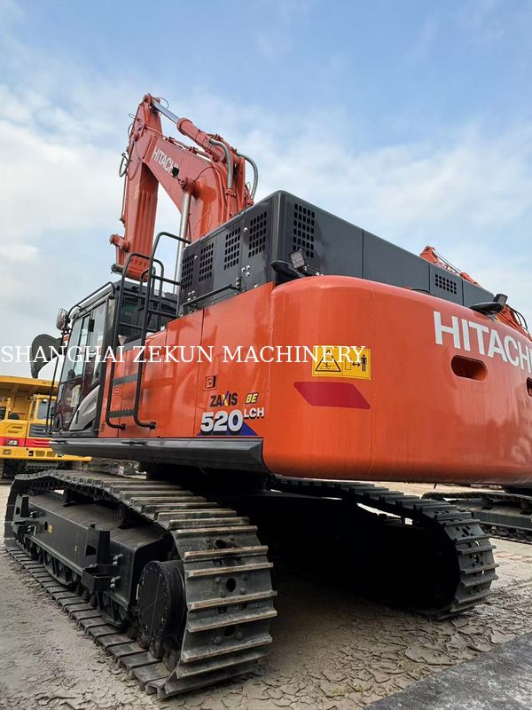 2024 Hitachi ZX520LCH Excavator Max Reach au niveau du sol 12 déplacement 15,68 L pour le prochain projet