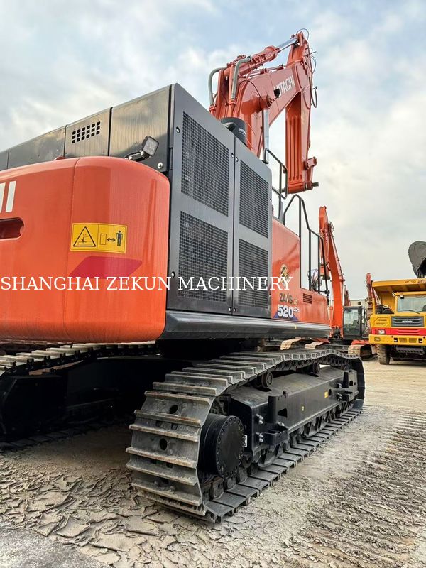 2024 Hitachi ZX520LCH Excavator Max Reach au niveau du sol 12 déplacement 15,68 L pour le prochain projet