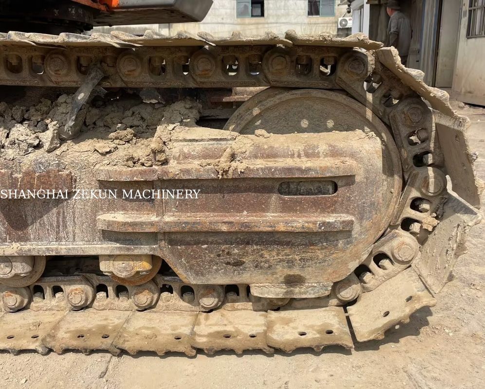 Pelle Hitachi ZX120-6 d'occasion avec bras de 2,5 m et hauteur de déversement maximale de 210 mm, 11158 heures